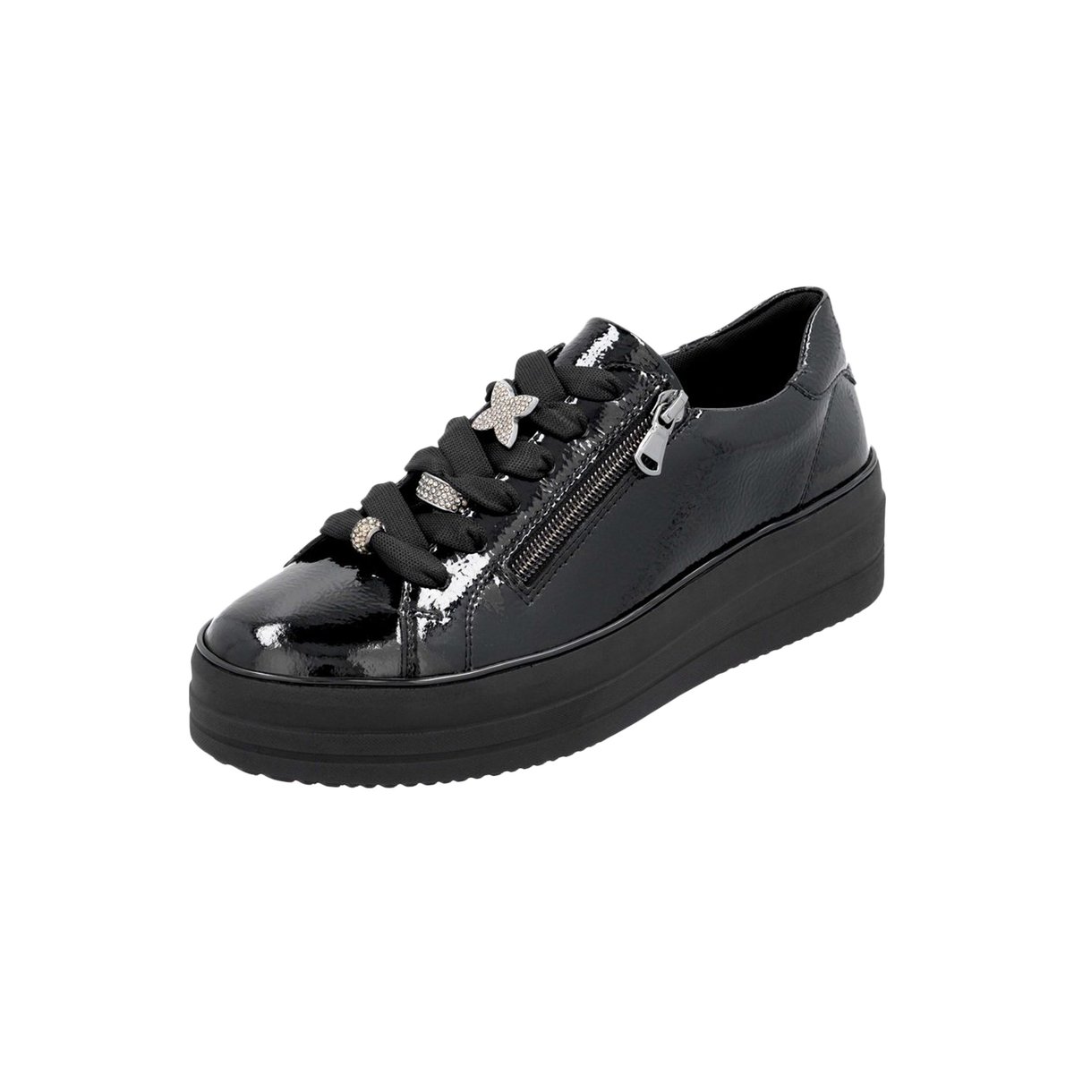 Basket Cuir Lagro noir, REMONTE
