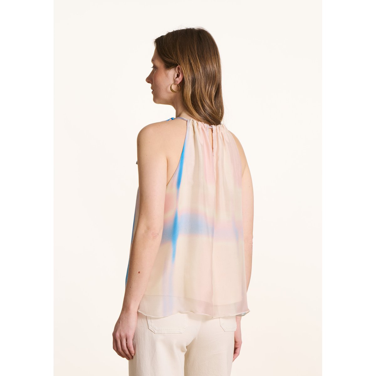 Top ample imprimé tie & dye blush, LA FEE MARABOUTEE
