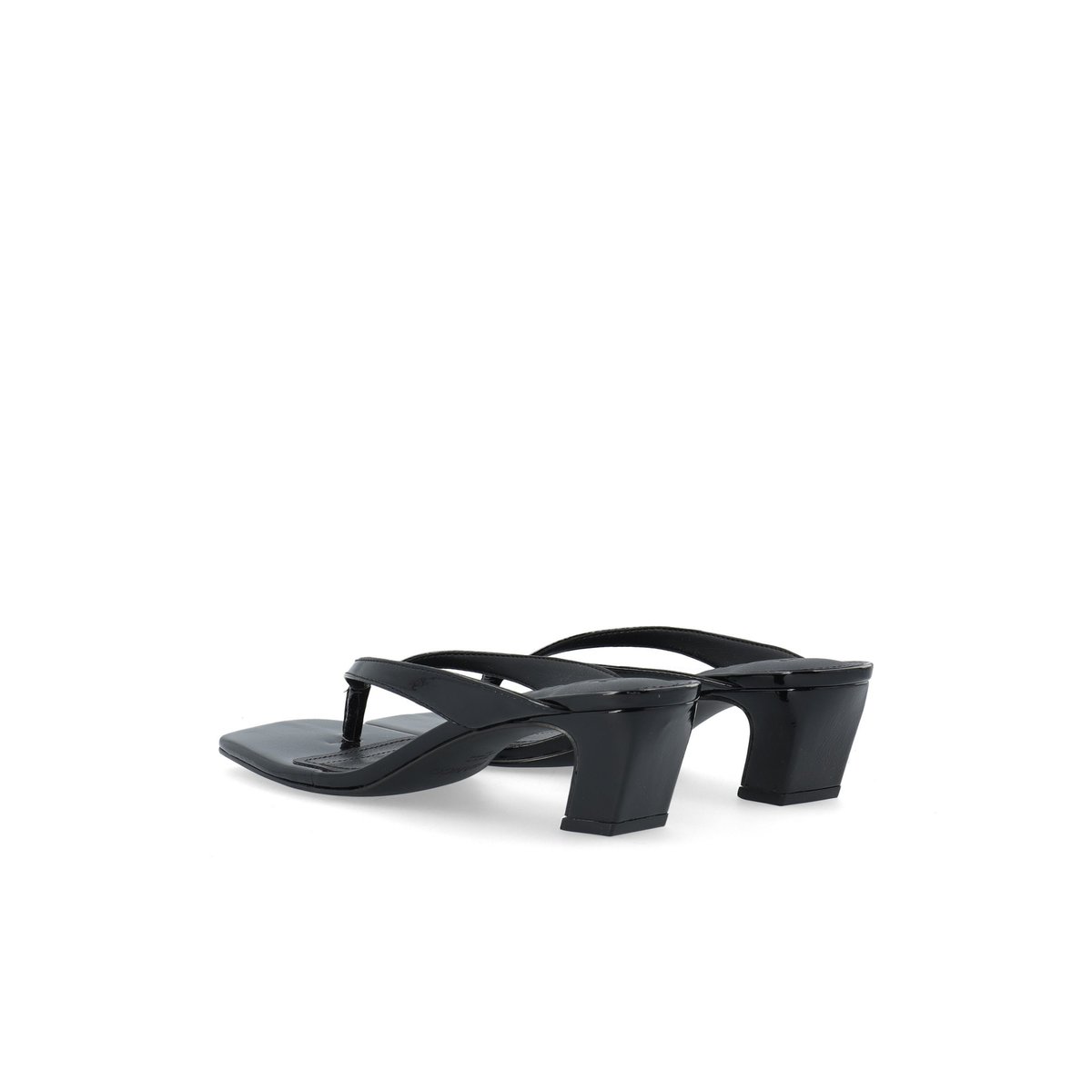 Talons Hauts noir - blackpatent, BIANCO