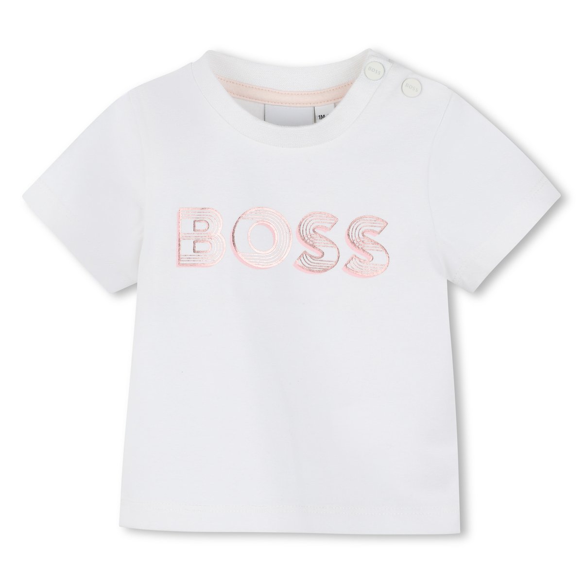 T-shirt à manches courtes blanc, BOSS KIDSWEAR