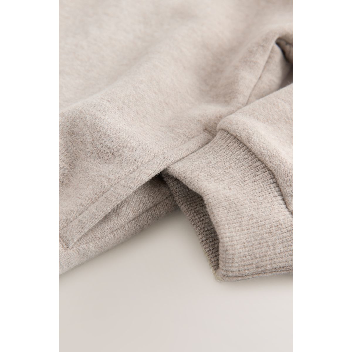Sweat à capuche doux avoine marl, NEXT
