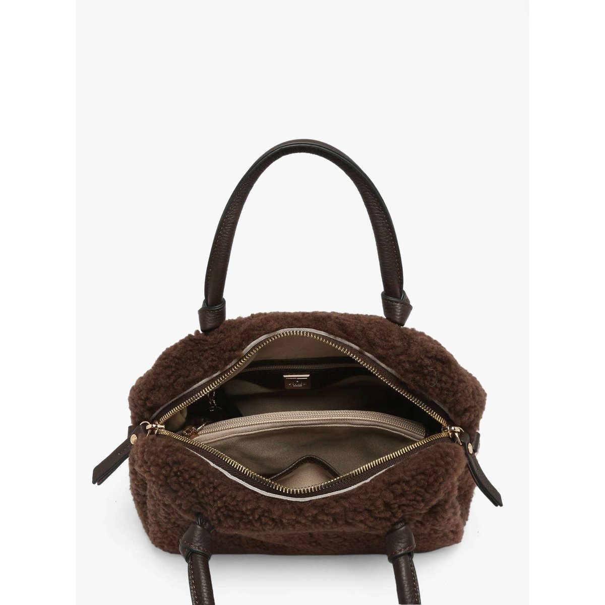 Sac bandoulière Amboise cuir chocolat, ETRIER
