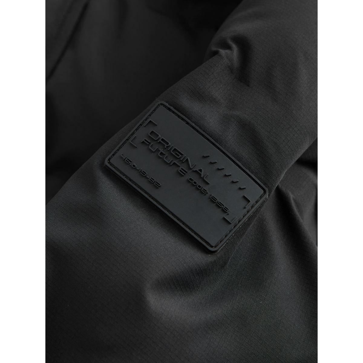 Long manteau rembourré imperméable noir, NEXT