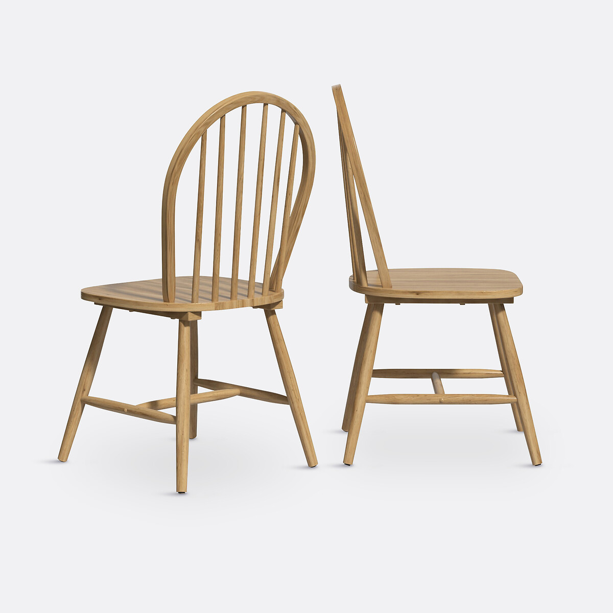 Lot de 2 chaises à barreaux, WINDSOR naturel, LA REDOUTE INTERIEURS