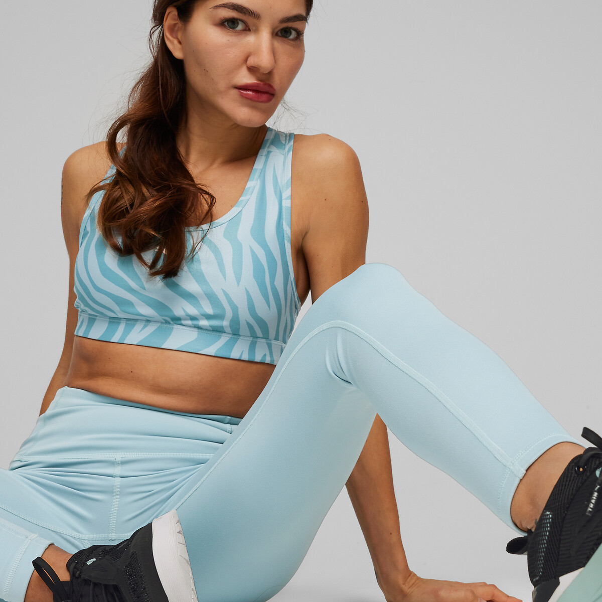 Legging de sport Puma Fit Matte finish turquoise, PUMA