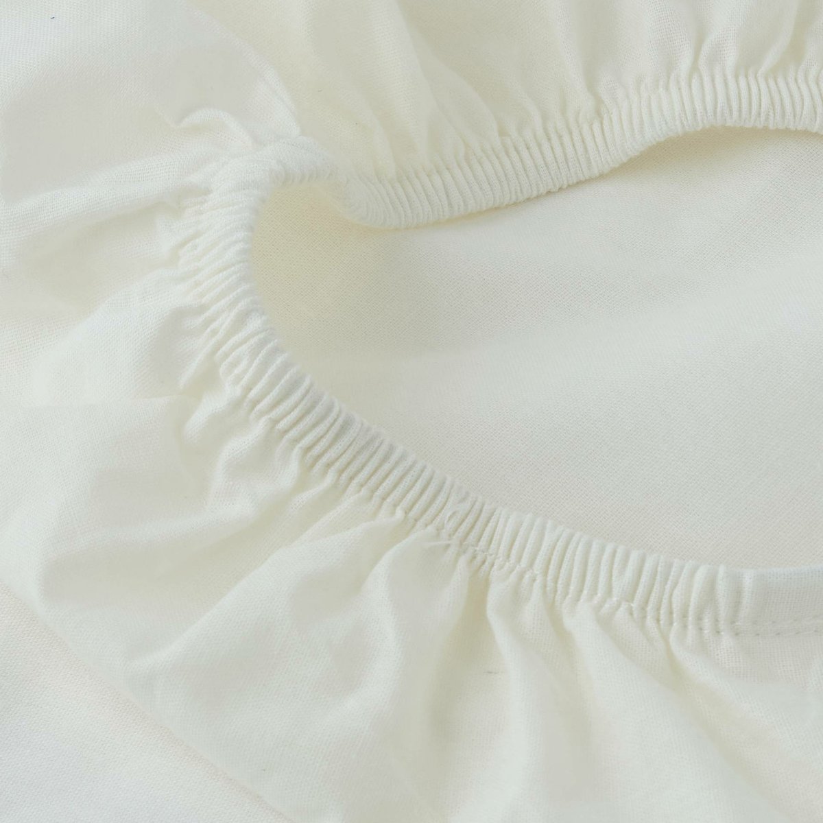 Drap housse, 100% coton bio GOTS blanc, MONOPRIX