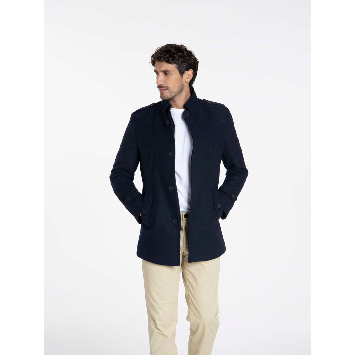 Vestes en laine regular MALTE marine, GENTLEMAN FARMER