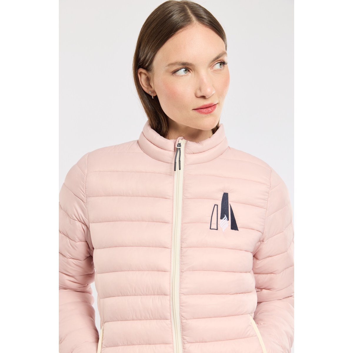 Doudoune matelassée en ROUTE DU RHUM blush int-ivoire/blush, ARMOR-LUX