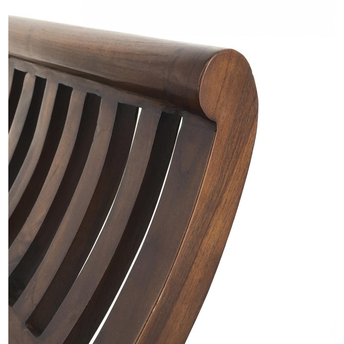 Banc 2 places marron, DECORATION D’AUTREFOIS