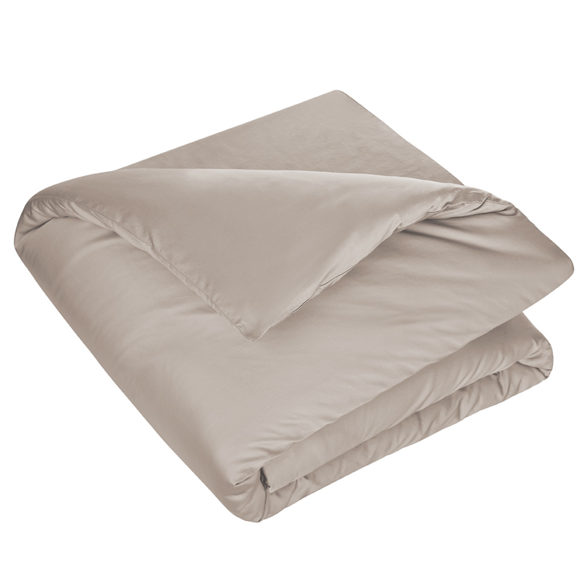 Housse De Couette Satin De Coton - OPIUM perle, TRADITION DES VOSGES