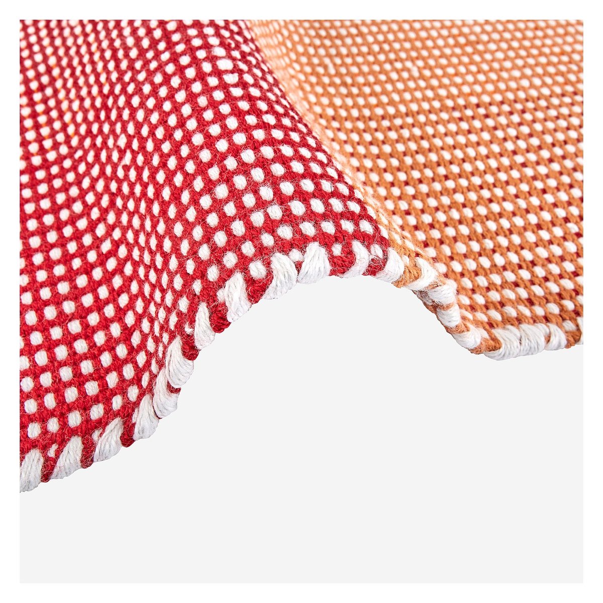 Tapis tissé CYBELE jaune, multicolore, HABITAT