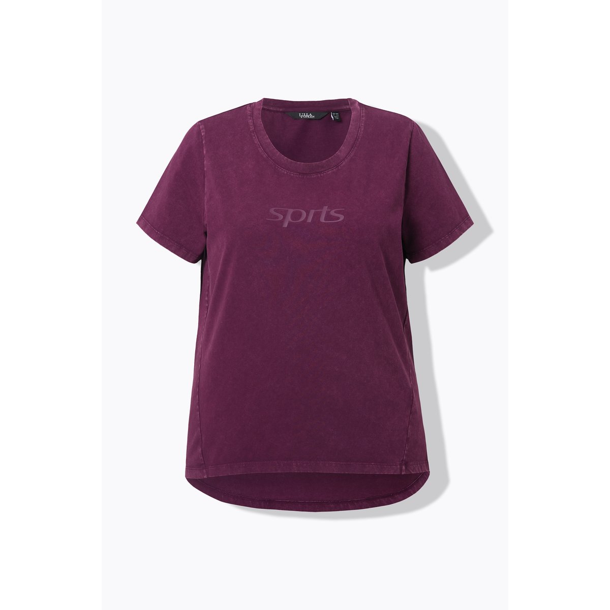 T-shirt au look vintage rouge raisin, ULLA POPKEN