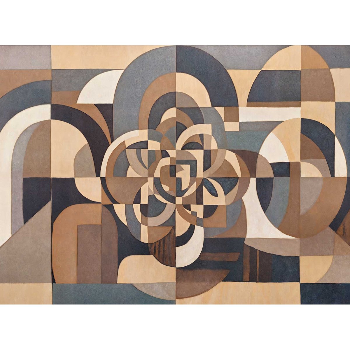 Papier peint Rosace Géométrique autres, HEXOA