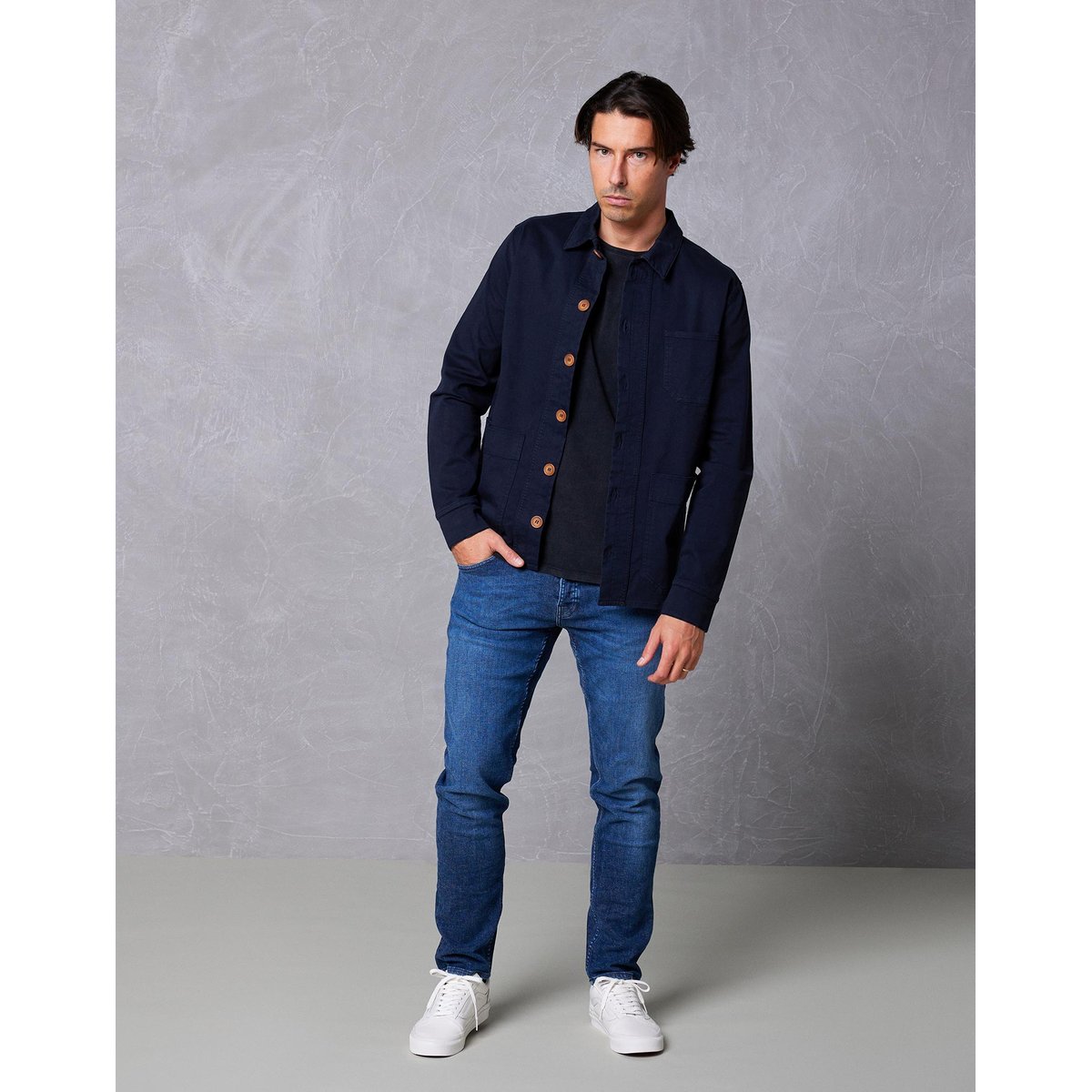 PANTALON REGULAR STELLAR bleu, PULLIN