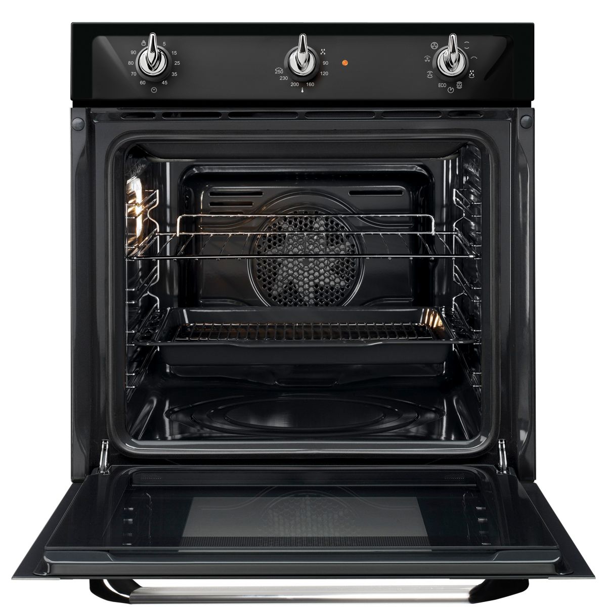 Four encastrable SF6905N1 - Chaleur pulsée - Hydrolyse noir, SMEG