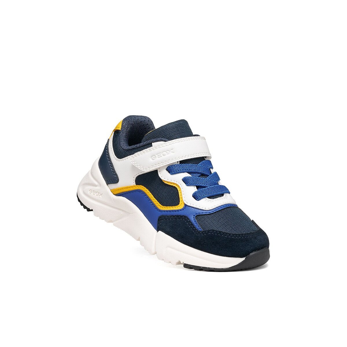 Kids Loftus Breathable Trainers navy blue/white, GEOX