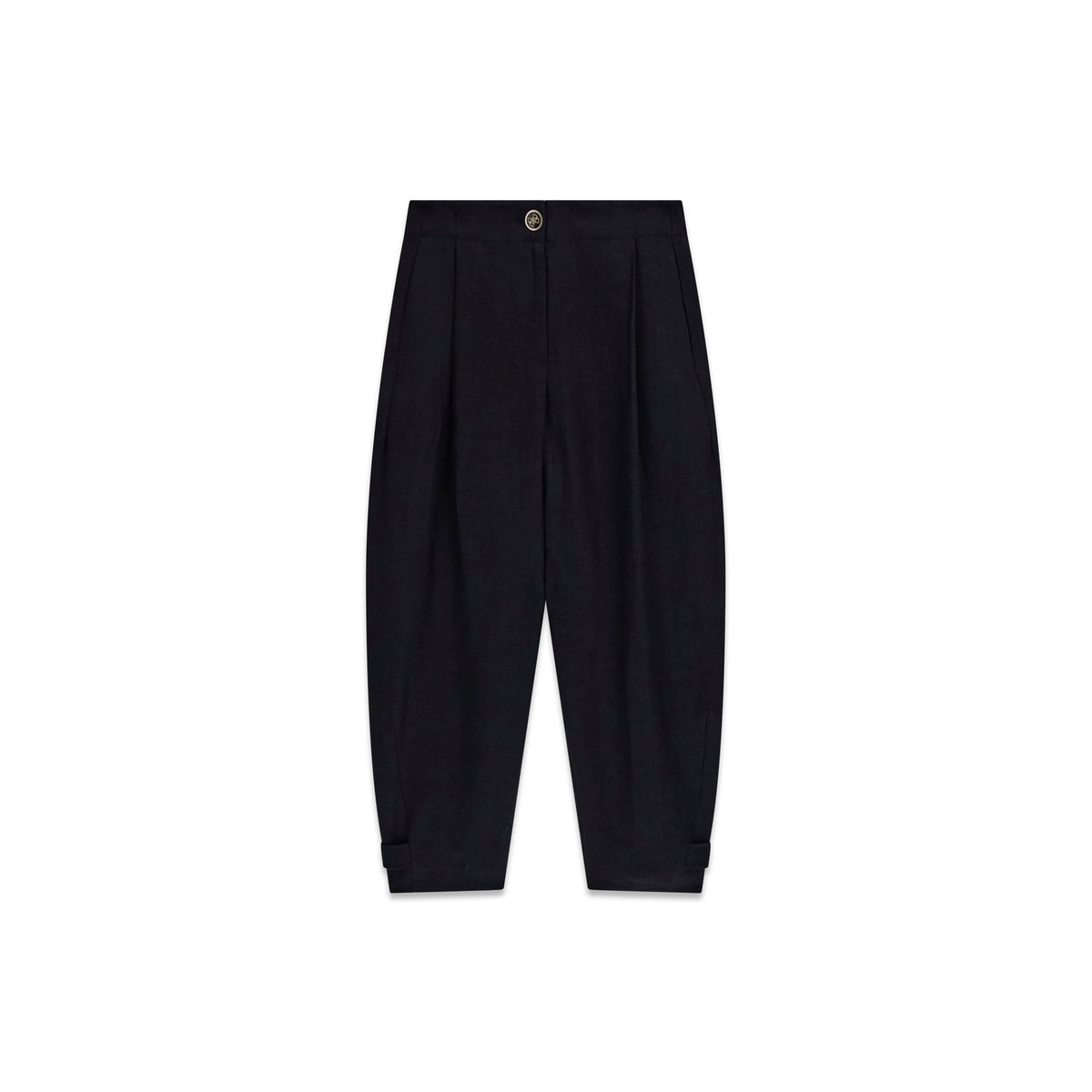 Pantalon En Lin noir, GUESS