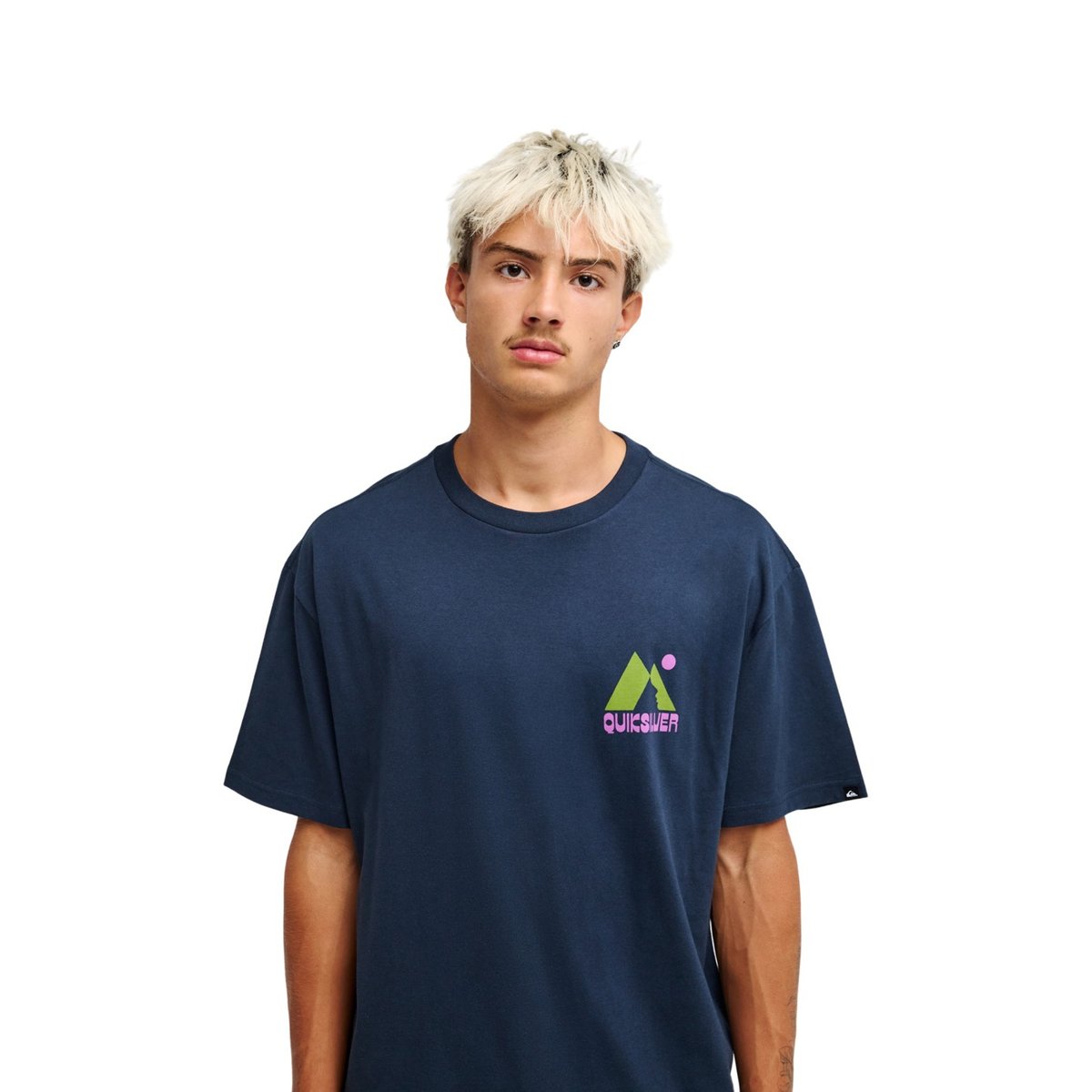 T-Shirt manches courtes PEAK bleu dark navy, QUIKSILVER