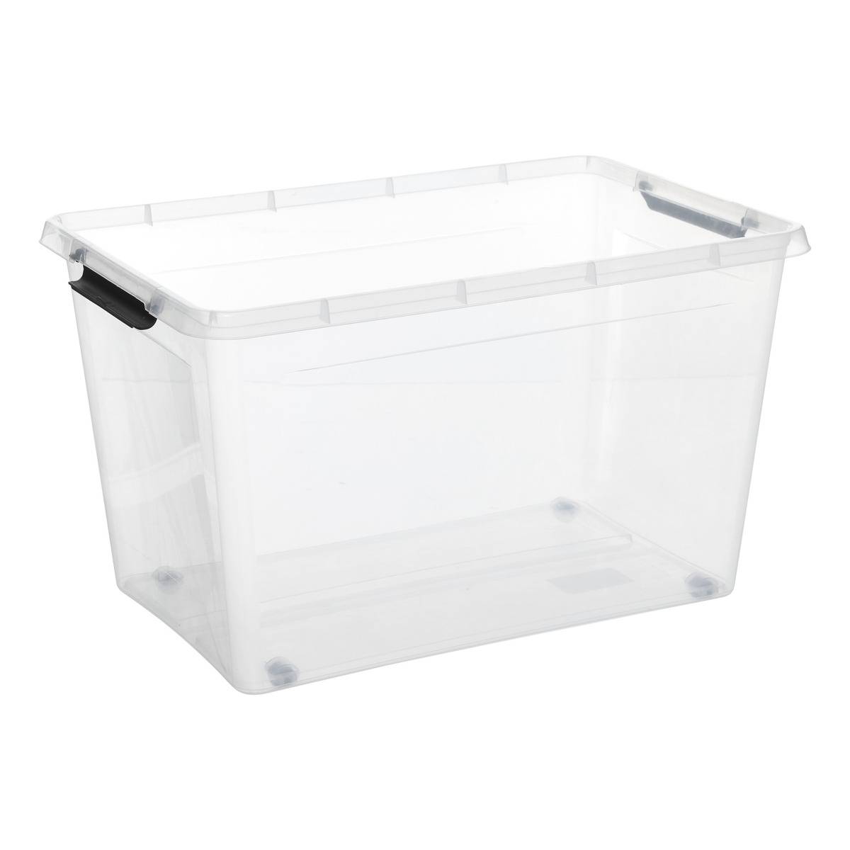 Boîte de rangement rectangulaire CLIP'N BOX transparent, 5FIVE SIMPLY SMART