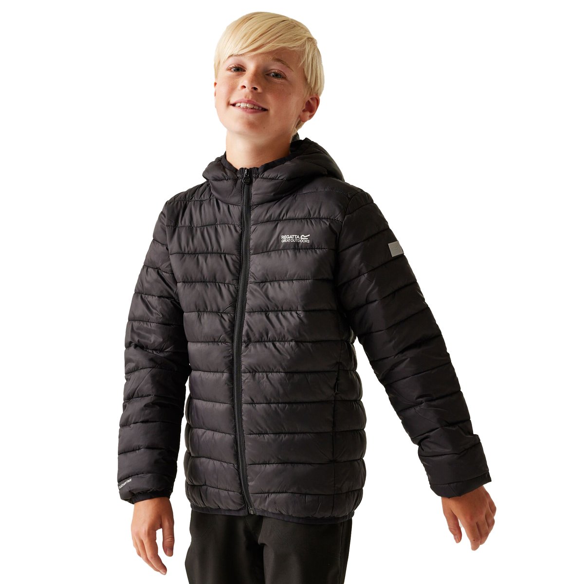 Veste matelassée à capuche MARIZION noir, REGATTA