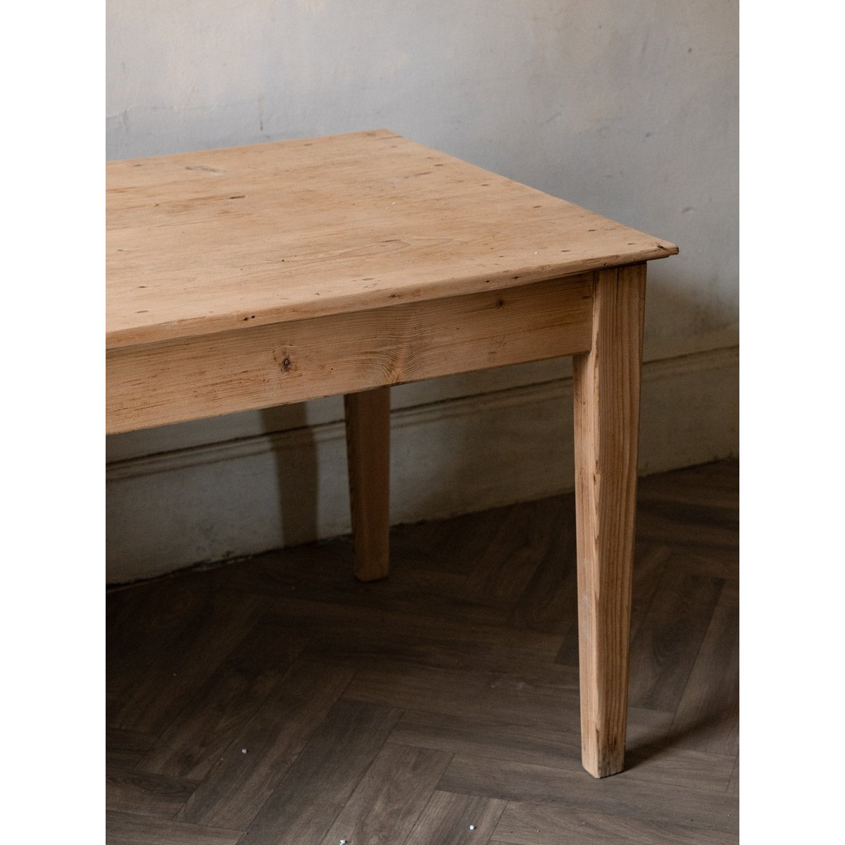 Table à manger de ferme en bois Romy N°1464 - Bon état bois clair, DEBONGOUT