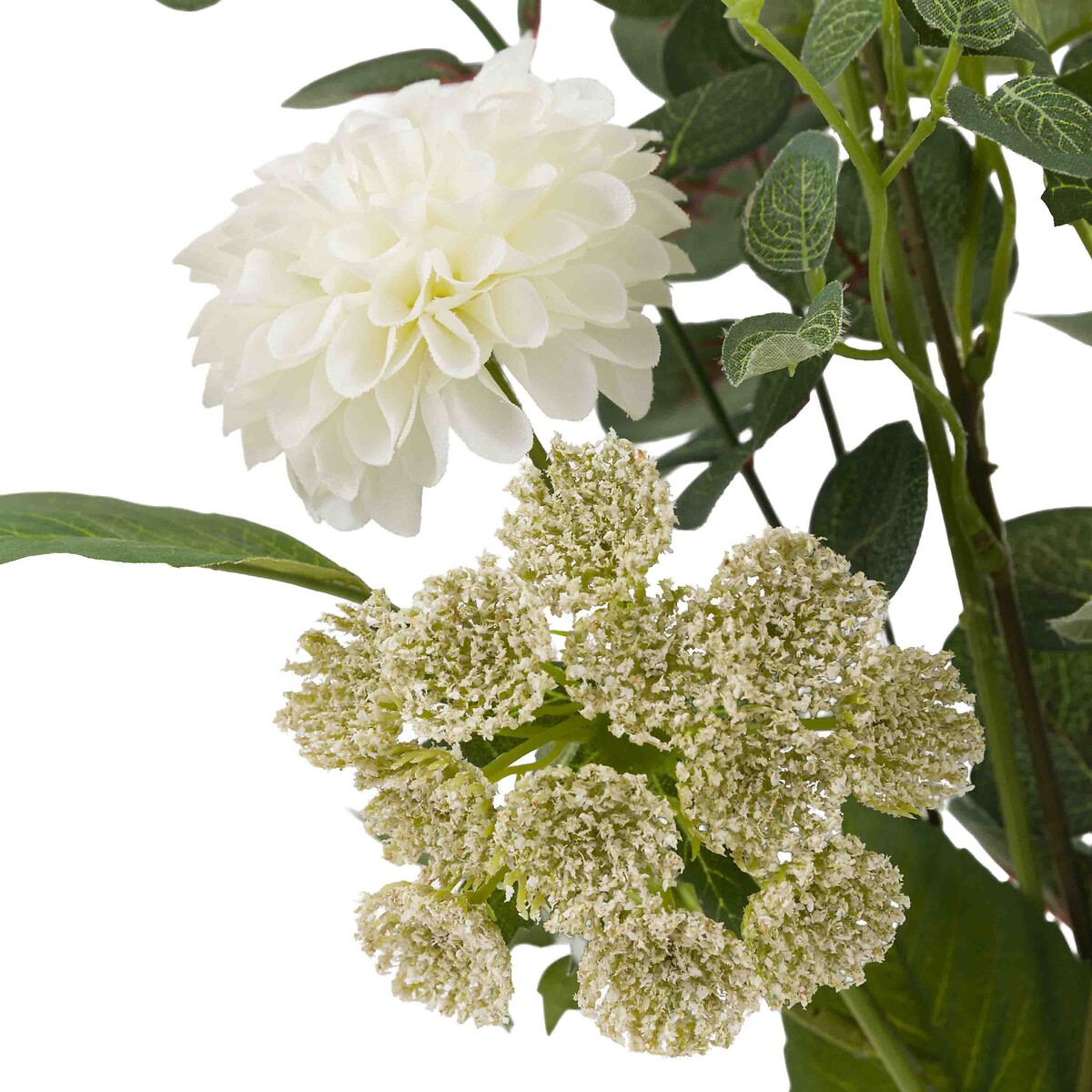 Cream Mixed Eucalyptus & Floral Wrapped Bouquet cream, ÉDITÉ