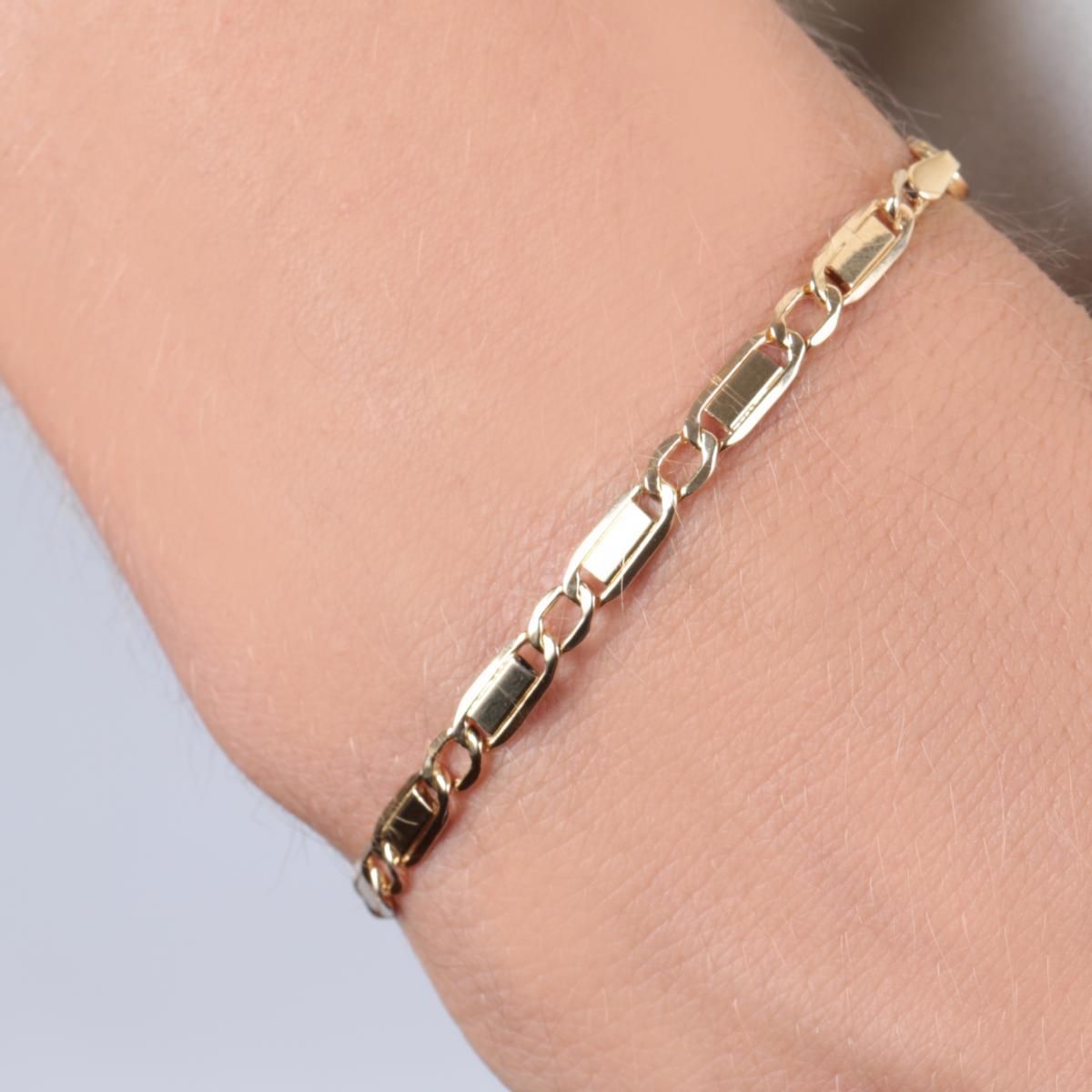 Bracelet en or jaune 375 CLASSIC or jaune, BLUESPIRIT