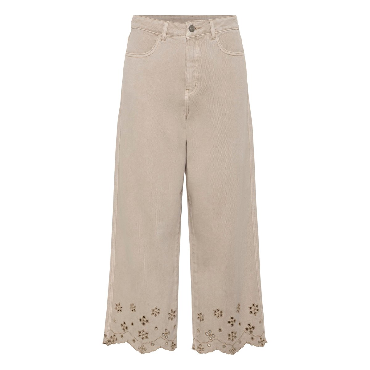 Jeans beige feather gray, KAFFE