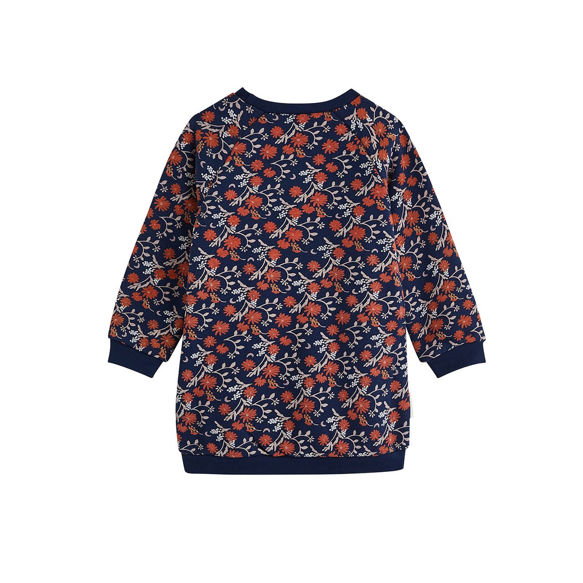 Robe enfant en molleton Ollie bleu, PETIT BEGUIN
