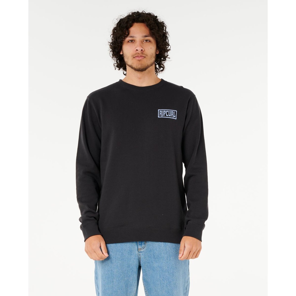 Sweat à Col rond MADE FOR noir délavé, RIP CURL
