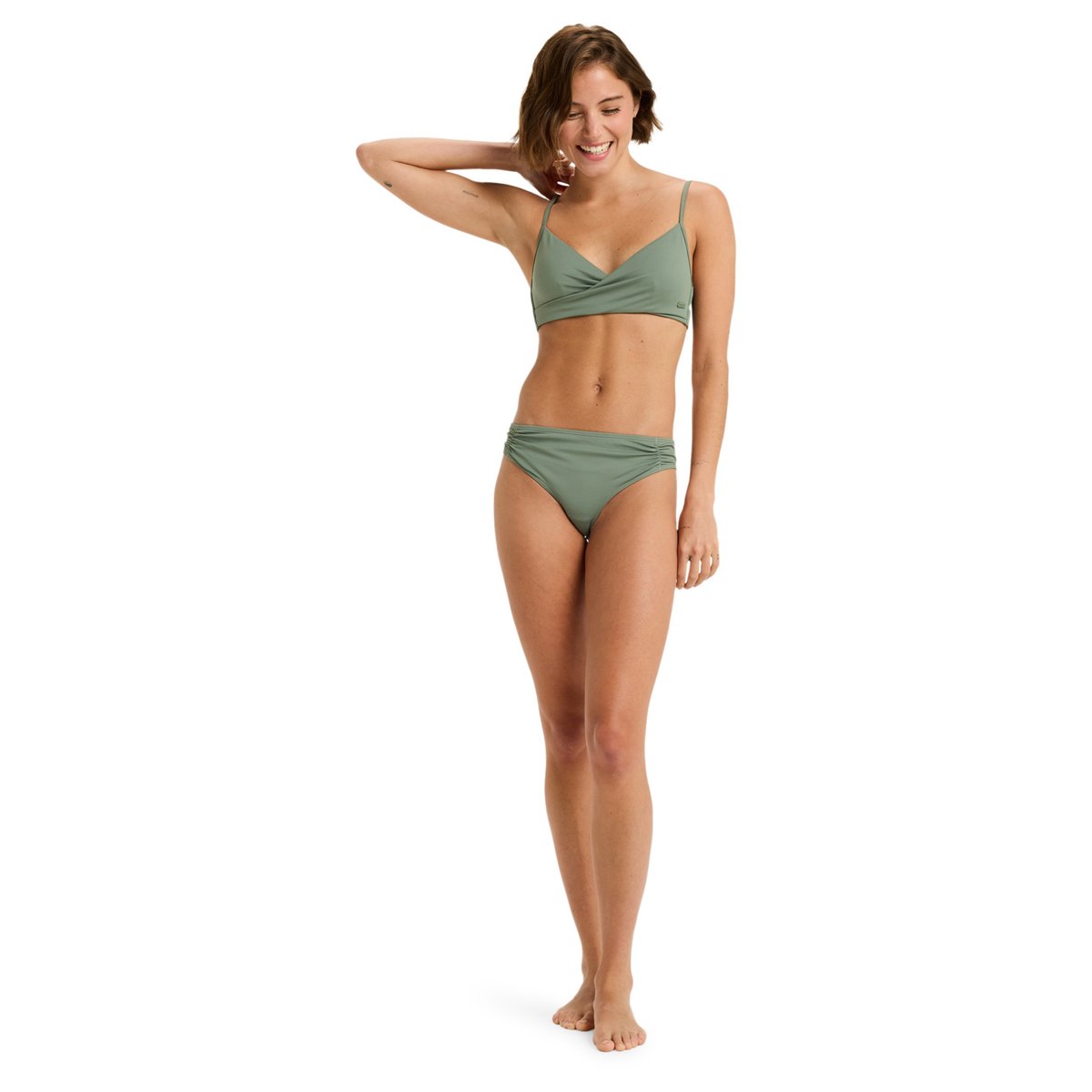 Haut de maillot de bain brassière BEACH CLASSICS. vert agave green, ROXY