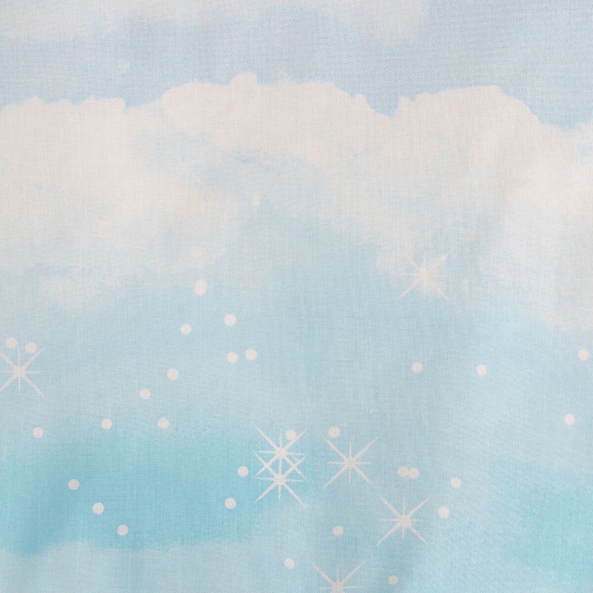 Ombre Rainbow Clouds Duvet Cover and Pillowcase Set multi-coloured, CATHERINE LANSFIELD