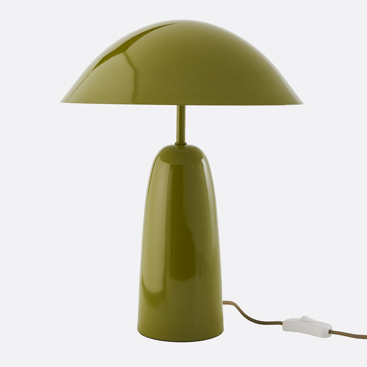 Lampe champignon à poser, en métal fer, MERRO vert, LA REDOUTE INTERIEURS