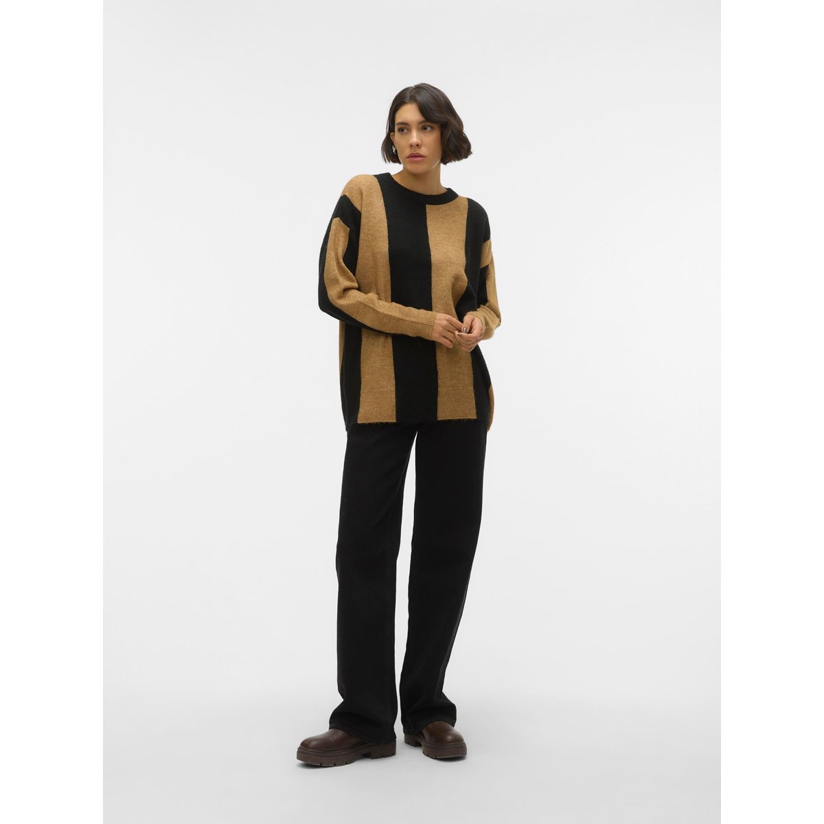 Pull En Maille noire - black, VERO MODA