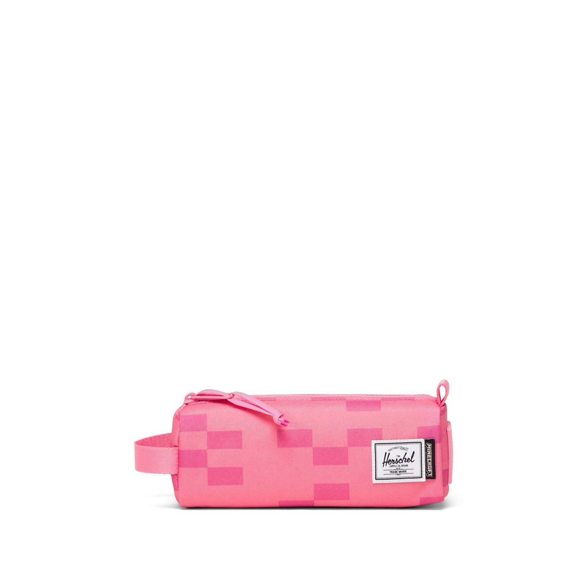 Trousse en matières recyclées MINECRAFT SETTLEMENT rose clair, HERSCHEL