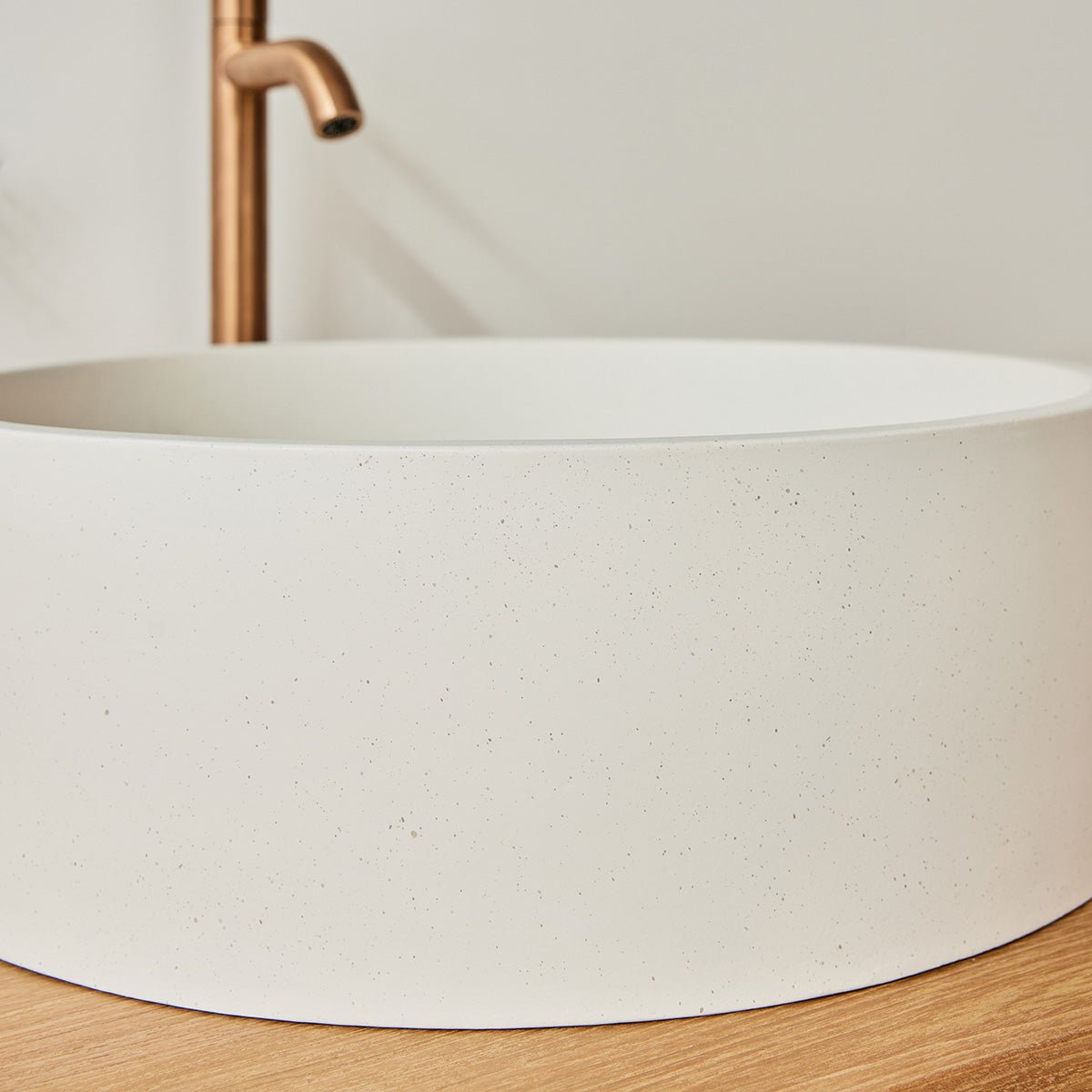 Vasque en béton beige 37 cm MELIA beige, BERAH GETAH