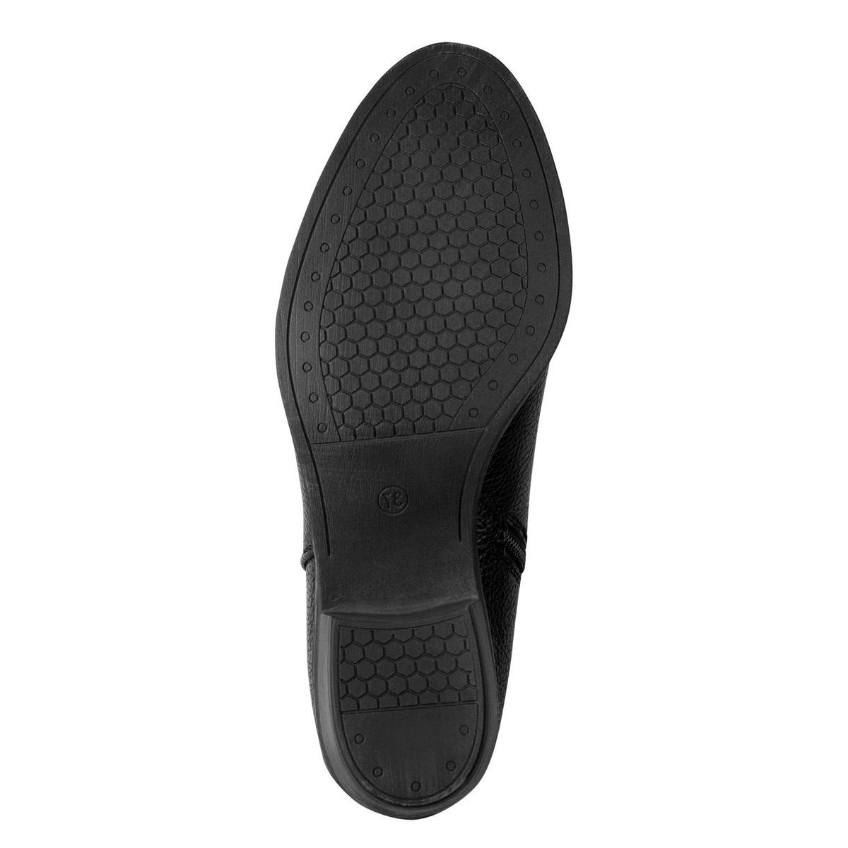 Bottes talon bloc noir combiné, MARCO TOZZI