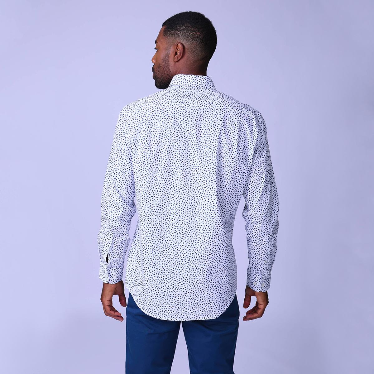 Chemise Haster bleu mineral, MISE AU GREEN