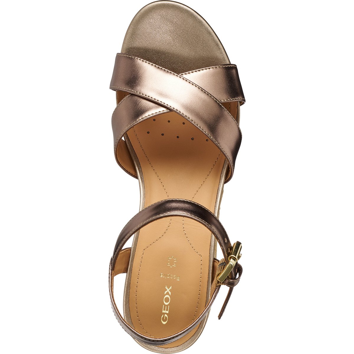 Sandales D ISCHIA CORDA beige foncé, GEOX