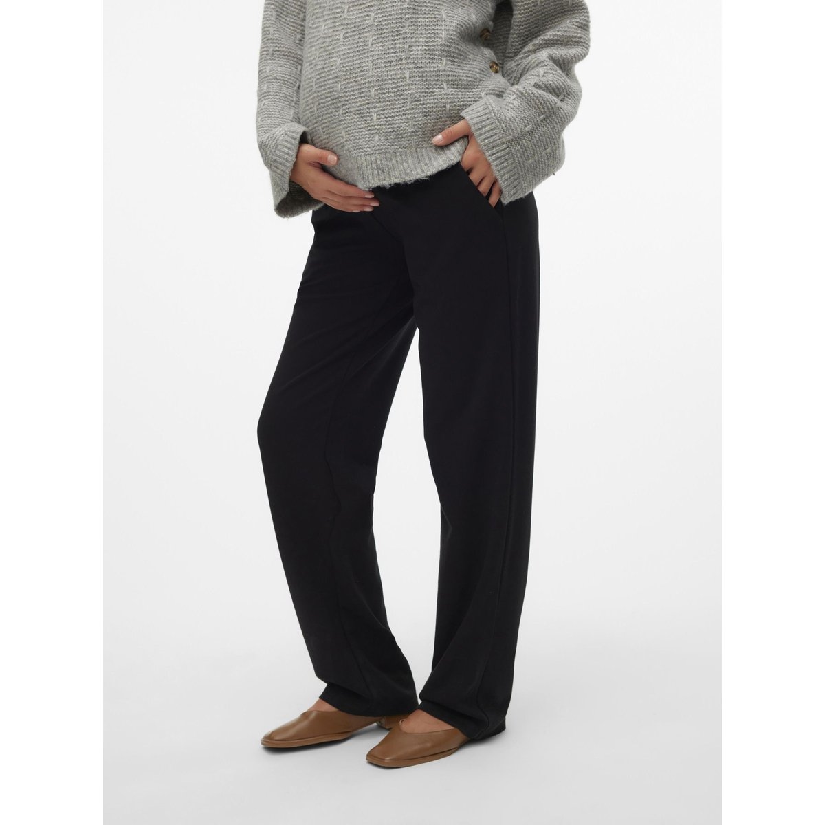 Pantalon noire - black, MAMA LICIOUS