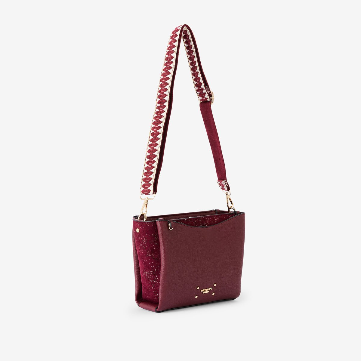 Sac multi poches  Roseanna bordeaux,doré, LOLLIPOPS
