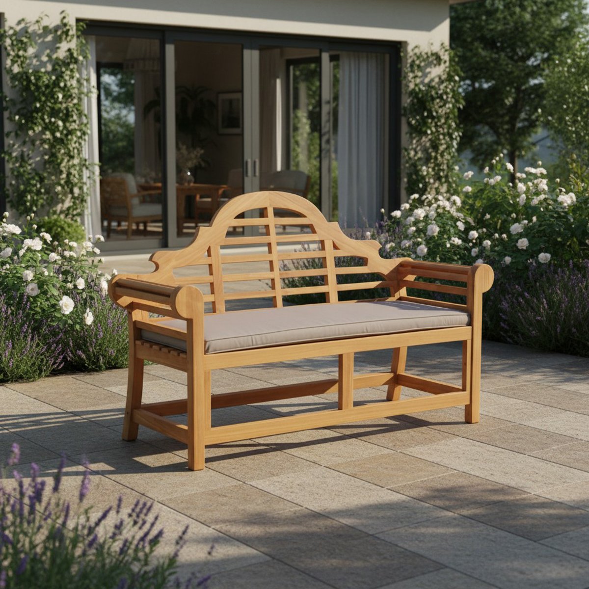 Coussin pour bancs Marlborough 167 cm taupe, TECK ATTITUDE
