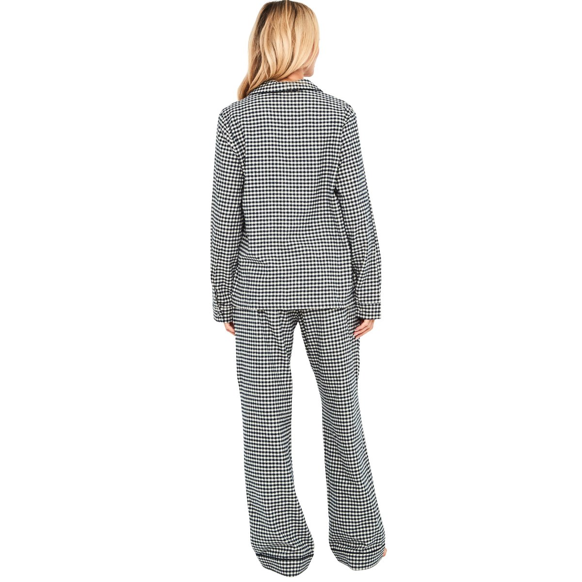 Pyjama pantalon chemise manches longues French Twin bleu, SELMARK