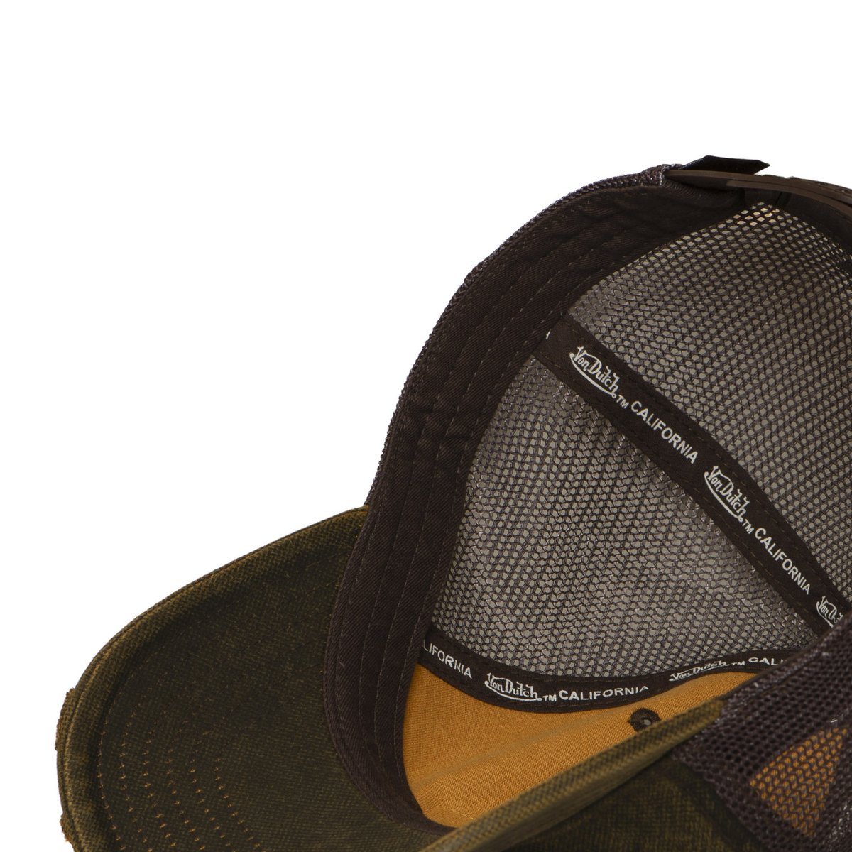 Casquette trucker MAC marron/bordeaux/blanc, VON DUTCH