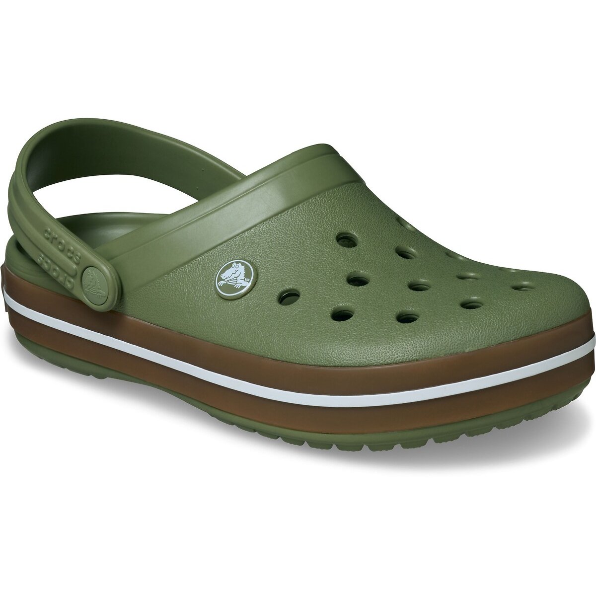 Crocband Gum Clogs khaki, CROCS