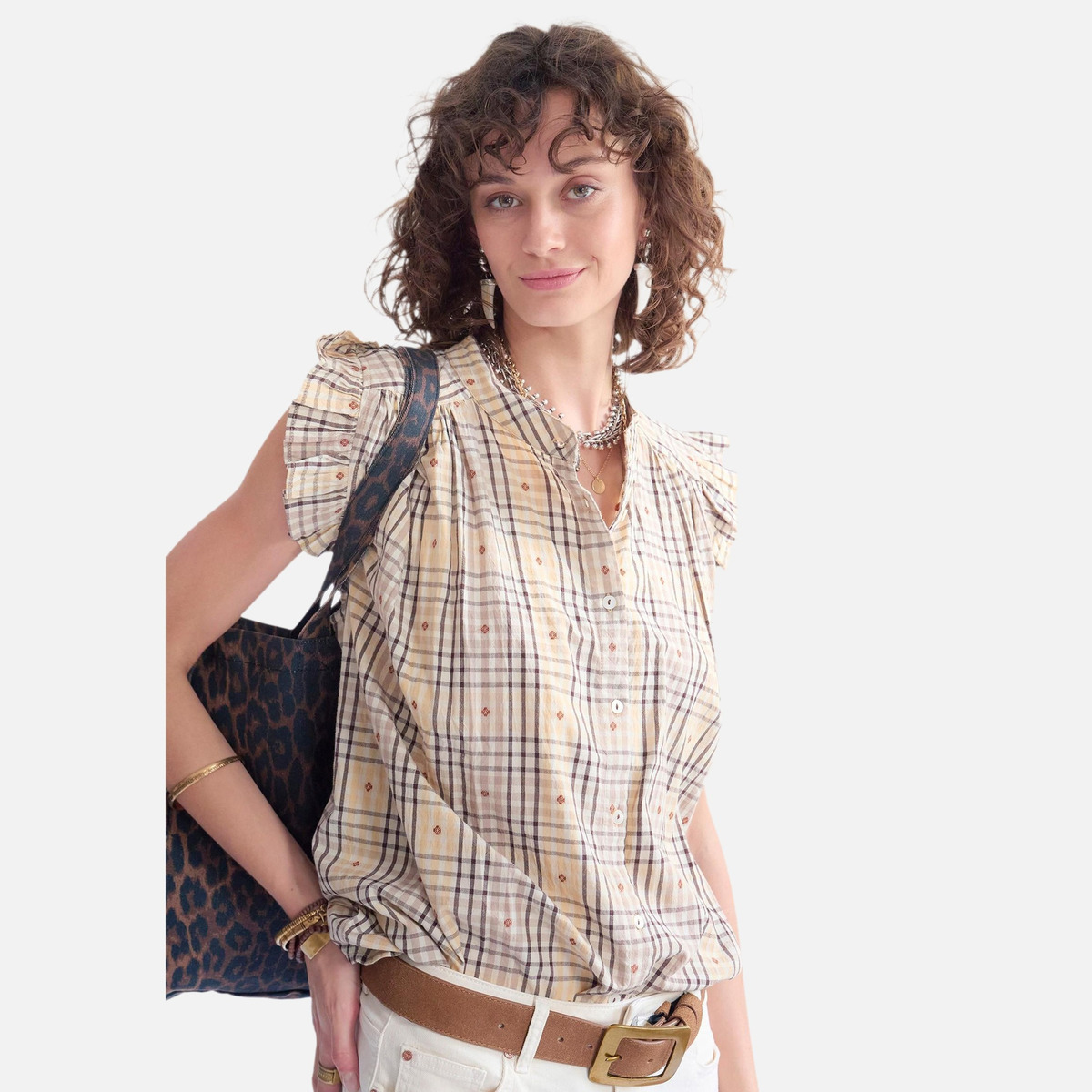 Blouse CILONA 26s carreaux, MKT STUDIO