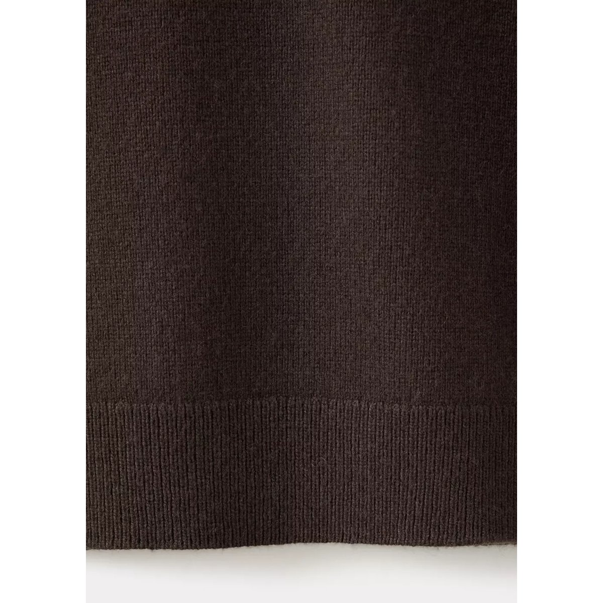 Pull-over maille laine mélangée chocolat, MANGO MAN