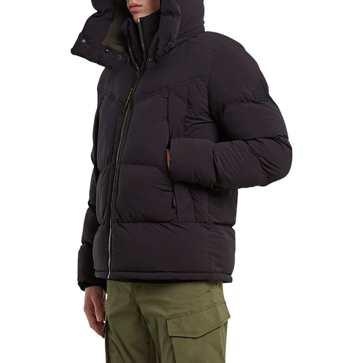 Doudoune à capuche G-Star avec manches longues et col à capuche noire noire, G-Star RAW