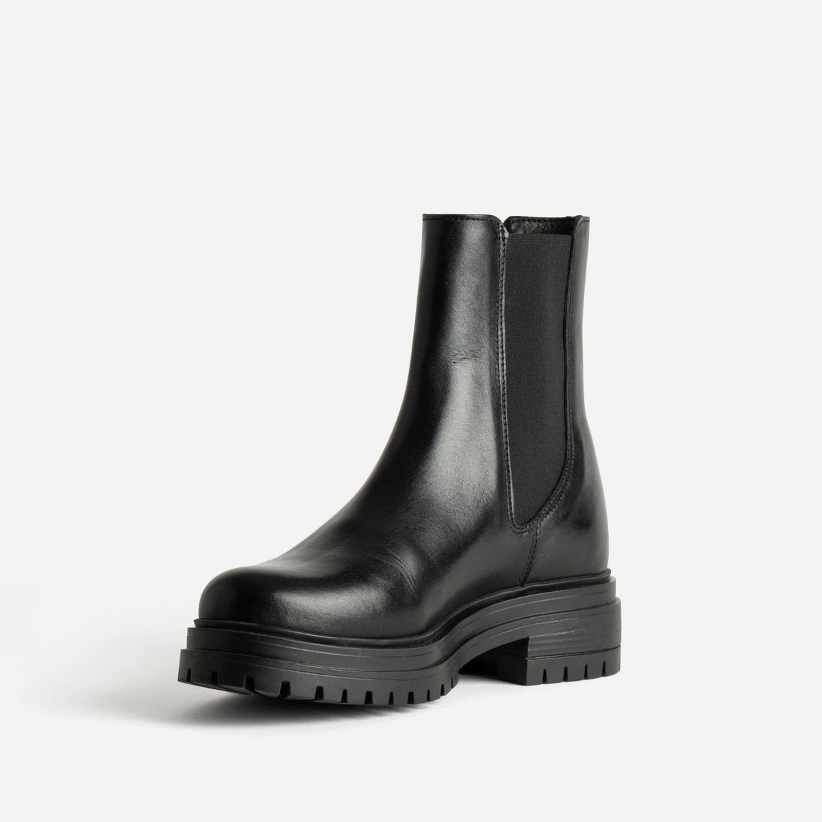 Boots en cuir DJEME noir, ERAM