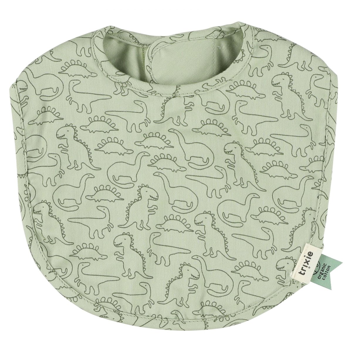 Lot de 2 bavoirs beige daring dino, TRIXIE